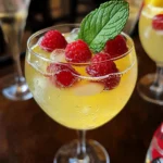 Sparkling Raspberry-Limoncello Cocktail
