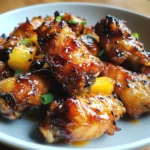Sticky Pineapple-Teriyaki Chicken Wings in 3 Steps