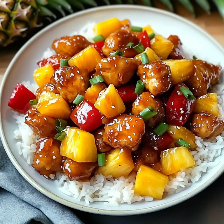 Sweet and Sour Chicken with Pineapple