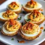 Cajun Style Fried Deviled Eggs