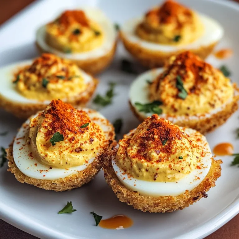 Cajun Style Fried Deviled Eggs