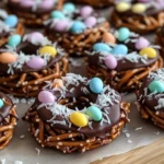 Chocolate-Covered Pretzel Nests