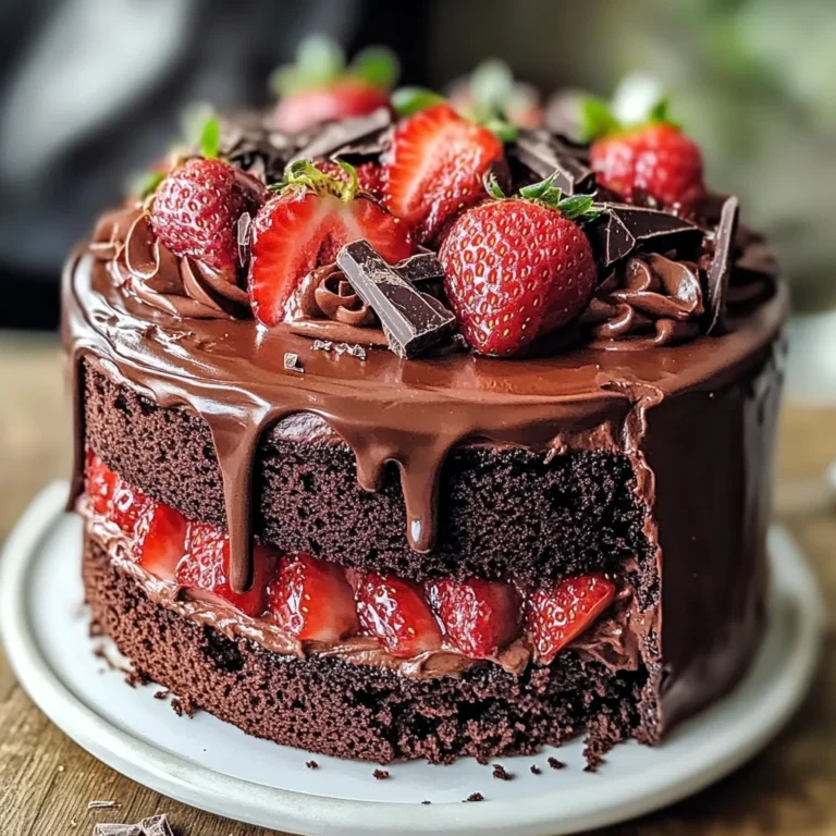 Chocolate Strawberry Cake Recipe: Indulgent Dessert Tips