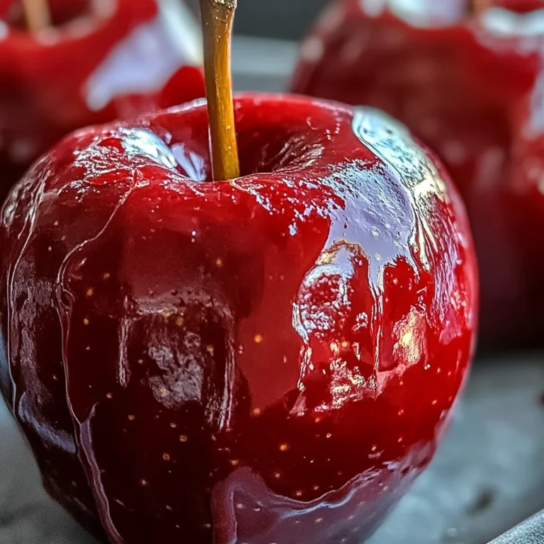 Classic Red Candy Apples