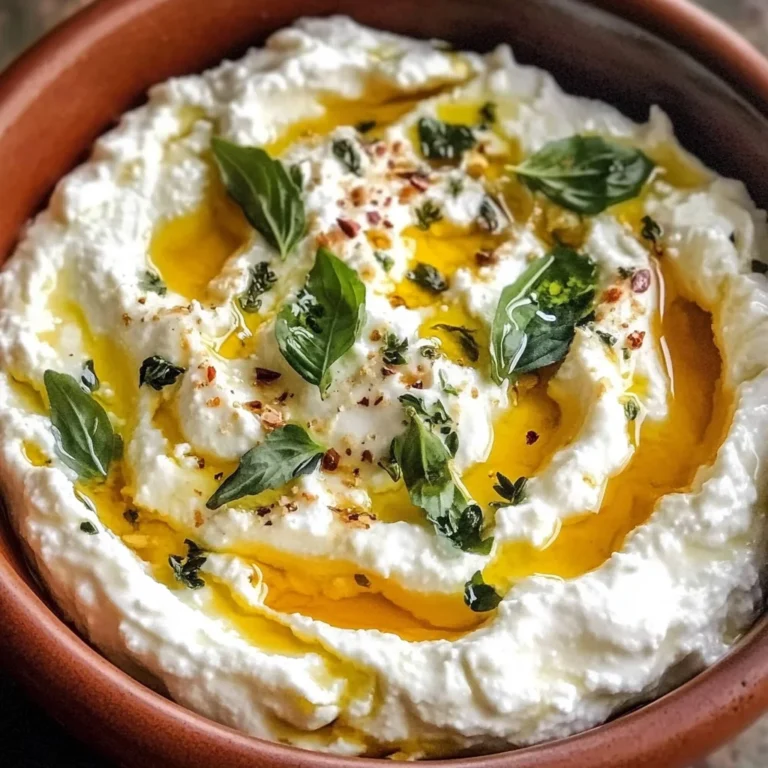 Delicious Ricotta Dip with Hot Honey
