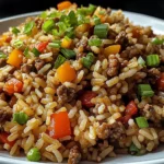 Dirty Rice with Ground Beef