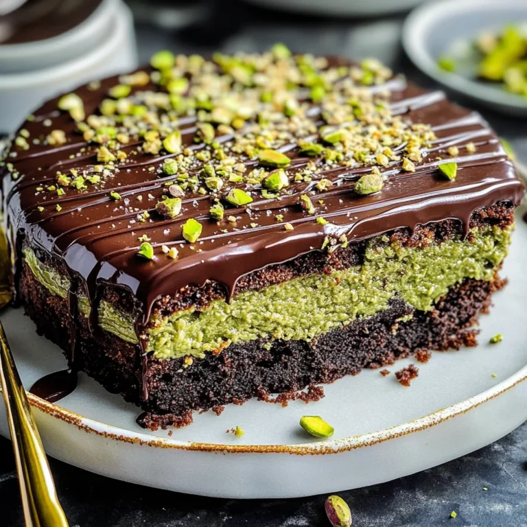 Dubai Chocolate Cake