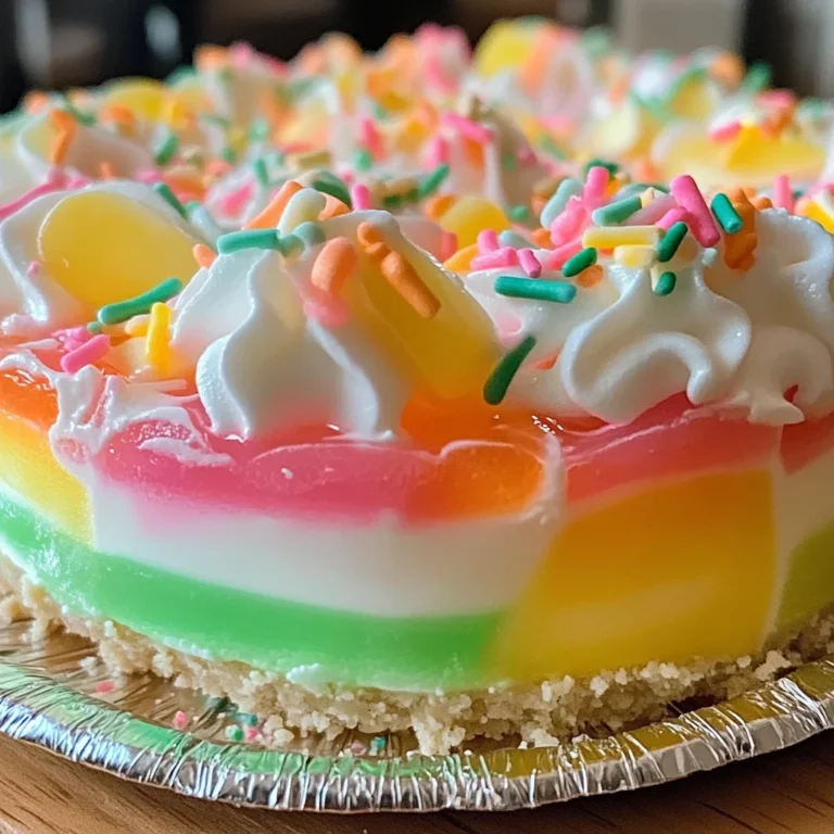 Easter No Bake Jello Pie