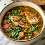 Easy Chicken Lentil Soup - theamazingfood