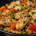 Easy Chicken Pepper Rice Skillet Recipe for Bold, Home-Cooked Flavor