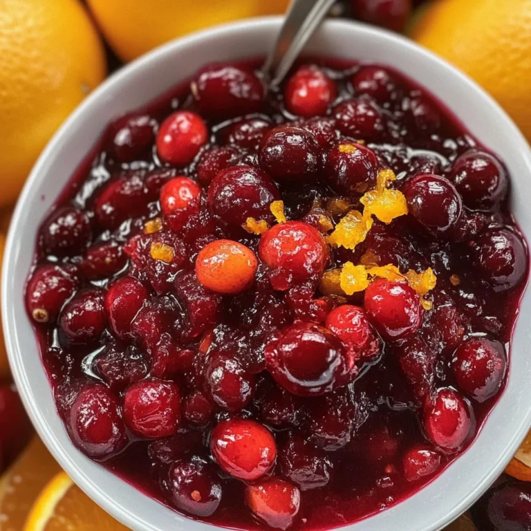 Easy Homemade Fresh Cranberry Orange Sauce Recipe