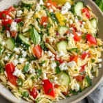 Easy Lemon Orzo Salad with Feta