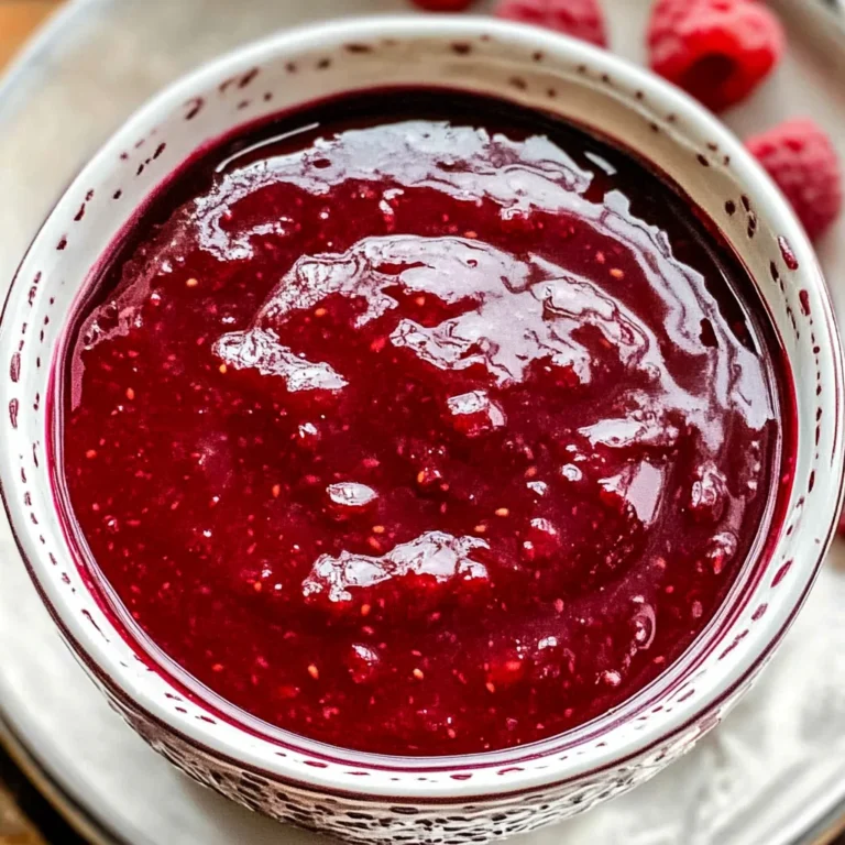 Easy Raspberry Coulis