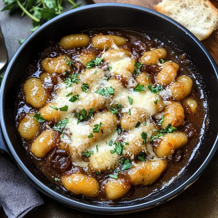 French Onion Gnocchi