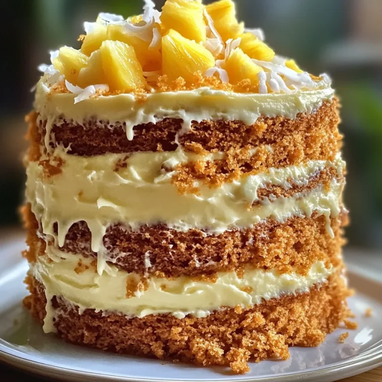 Hawaiian Carrot Pineapple Cake – A Tropical Twist on a Classic Favorite