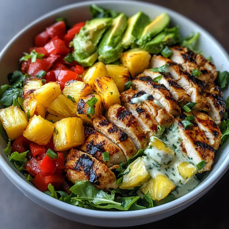 Hawaiian Chicken Salad Bowl