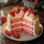 Homemade Strawberry Cake