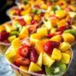 Homemade Tropical Fruit Cups