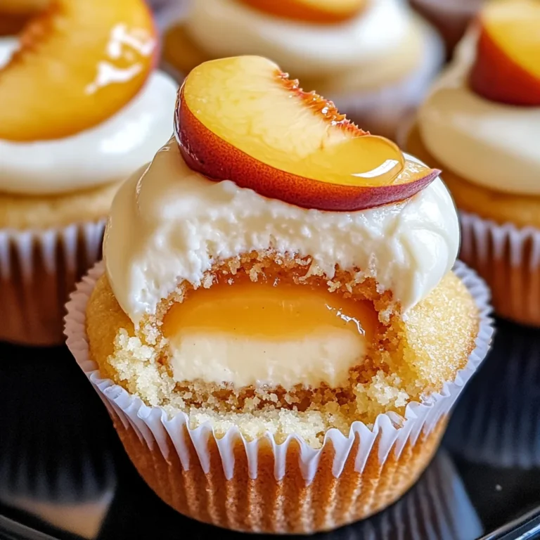 Honey Peach Cream Cheese Cupcakes That Scream Summer Delight