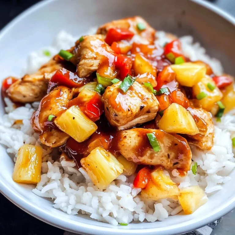 Instant Pot Pineapple Chicken and Rice