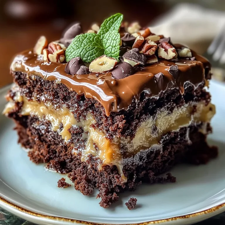 Irresistible German Chocolate Poke Cake Decadent Easy Recipe