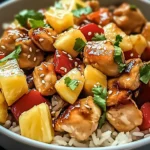 Juicy Pineapple Chicken and Rice! Easy Tropical Dinner