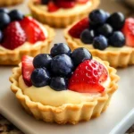 Mini Fruit Tarts With Pastry Cream