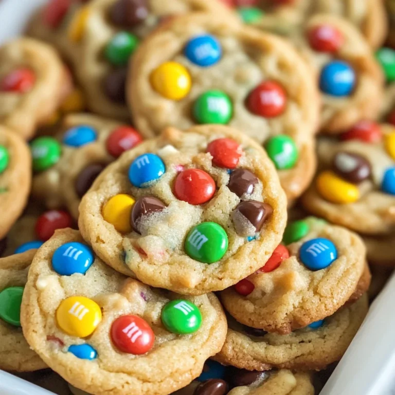 Mini M&M Cookies (Itty Bitty!)