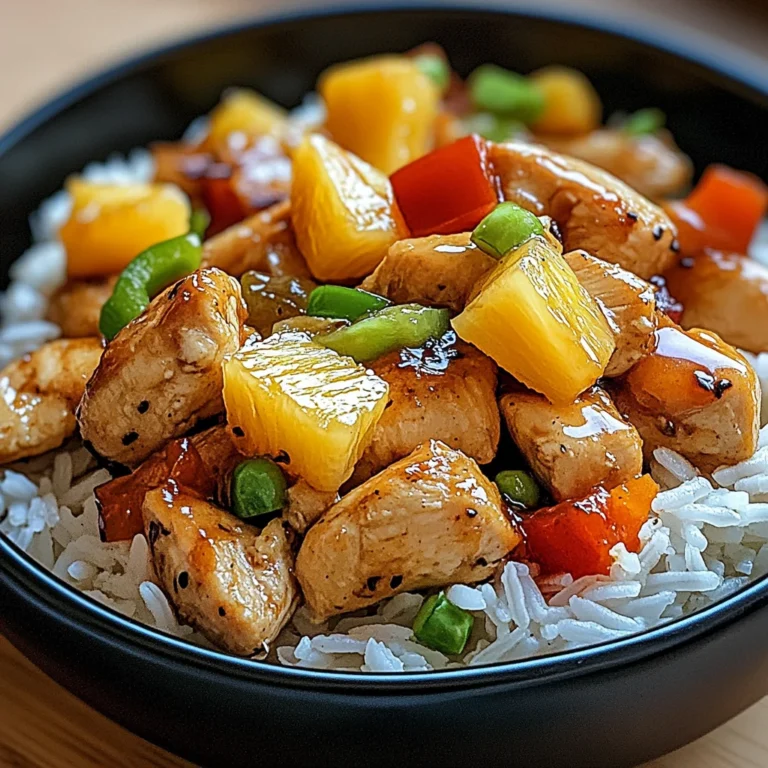 Pineapple Chicken and Rice: A Tropical Delight Recipe