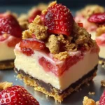 Strawberry Crunch Cheesecake Bites