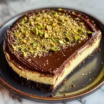 Tahini Dubai Chocolate Cheesecake - theamazingfood