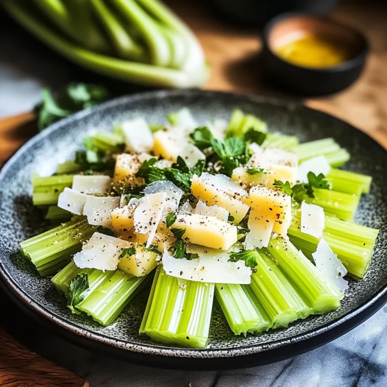 Vibrant Italian Celery Salad: Refresh Your Tastebuds Today