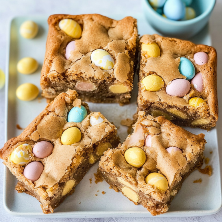 Easter Cadbury Mini Egg Blondies