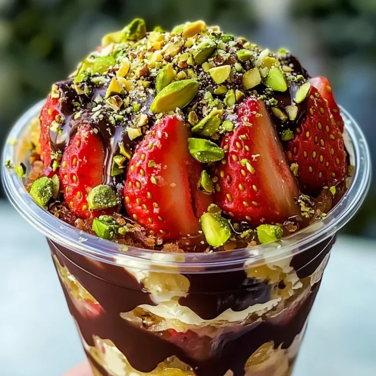 Best Dubai Chocolate Strawberry Cup Recipe