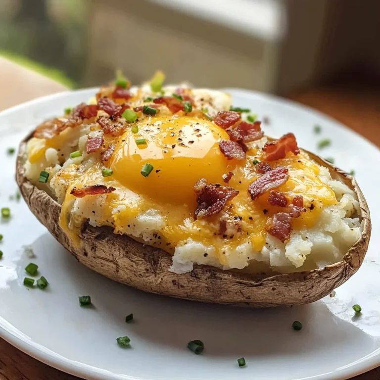 Breakfast Twice Baked Potato