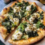 Burrata Caesar Salad Pizza