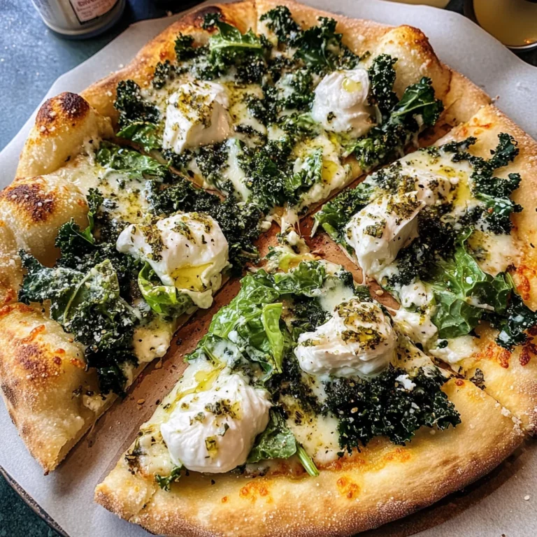 Burrata Caesar Salad Pizza