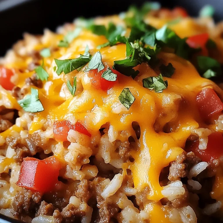 Cheesy Taco Rice Recipe