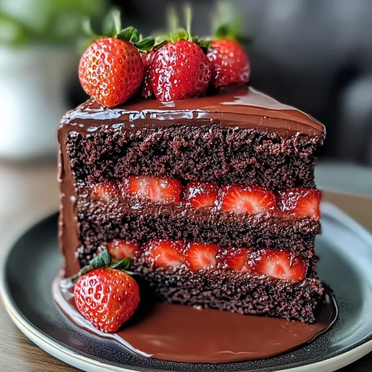 Chocolate Strawberry Cake Recipe: Indulgent Dessert Tips