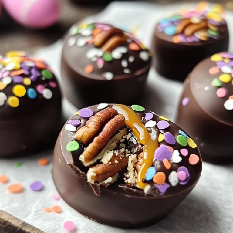 Chocolate Turtle Easter Eggs