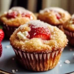 Classic Strawberry Ricotta Muffins