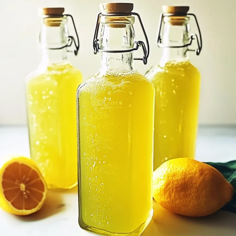Easy Frozen Homemade Limoncello Bliss Recipe