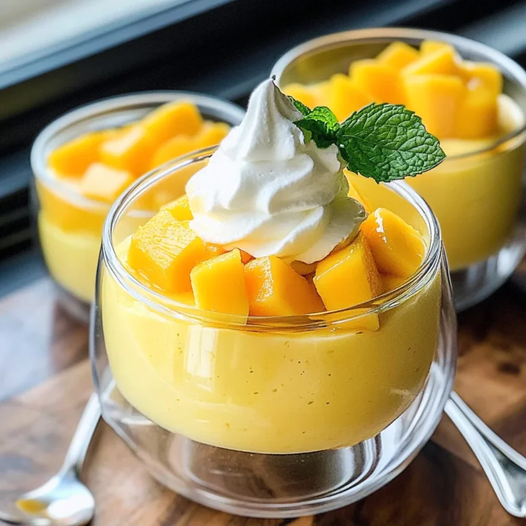 Easy Mango Dessert Mousse