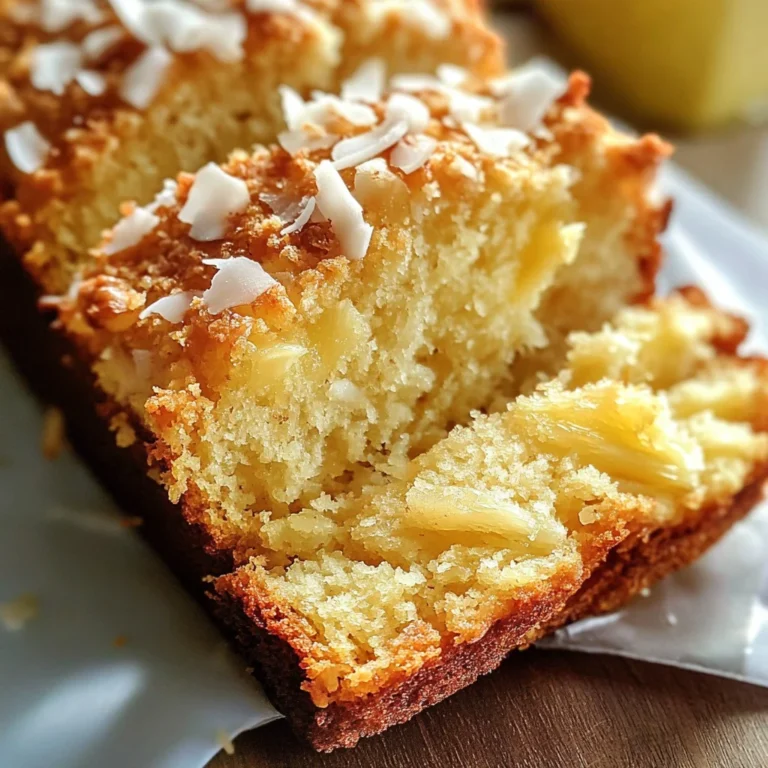 Easy Pineapple Coconut Quick Bread