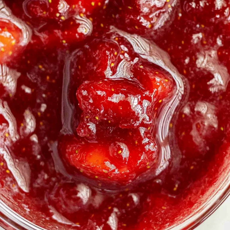 Easy Strawberry Compote