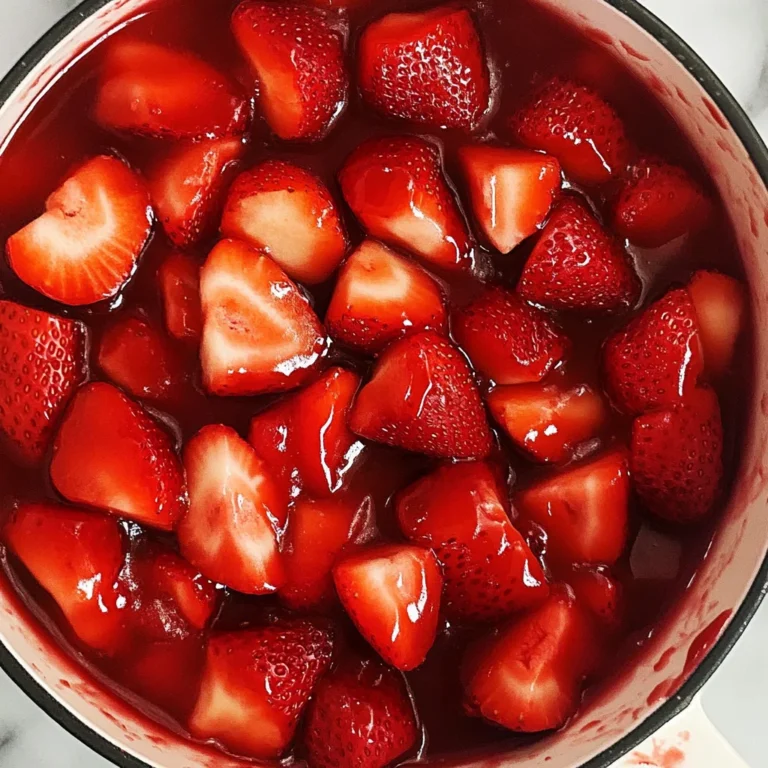 Easy Strawberry Topping (Strawberry Sauce)