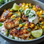Easy Street Corn Chicken Rice Bowl You’ll Love Weeknight Dinners