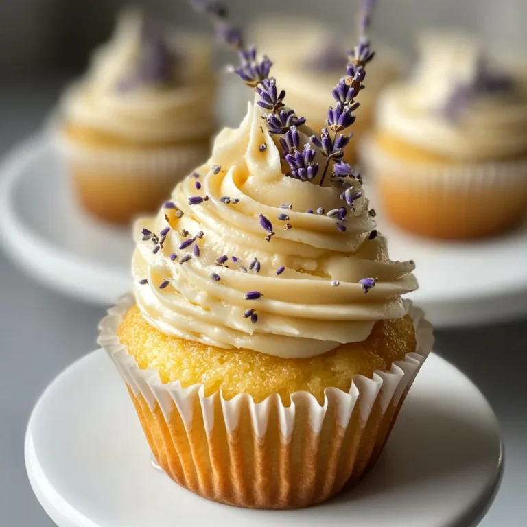 Lemon Lavender Honey Cupcakes