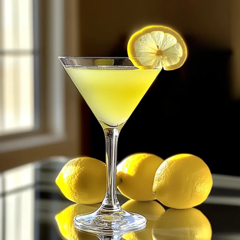 Limoncello Martini