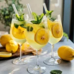 Limoncello Spritz (A Lemon Prosecco mocktail)